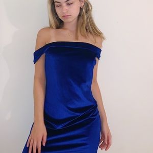 Blue Velvet urban outfitters dress